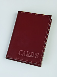 YV Визитница вертикальная гладкая