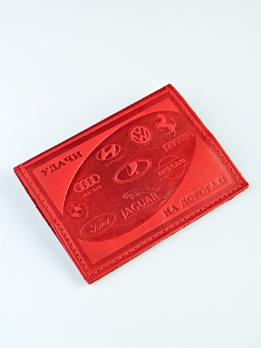 YW Обложка на автодокументы (КРС/нат. кожа) 