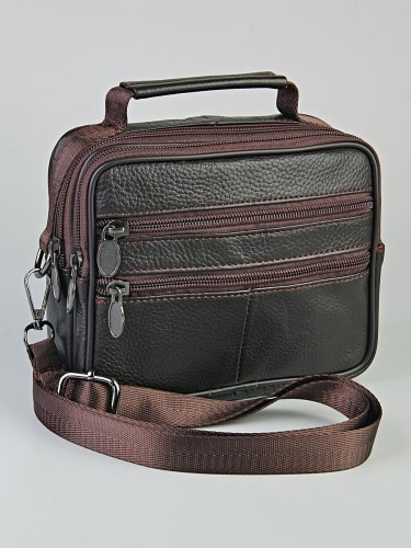 YO Сумка мужская мини "806#" б/н (нат. кожа)