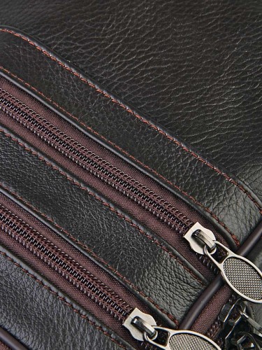 Сумка мужская мини "808#" б/н (нат. кожа) 