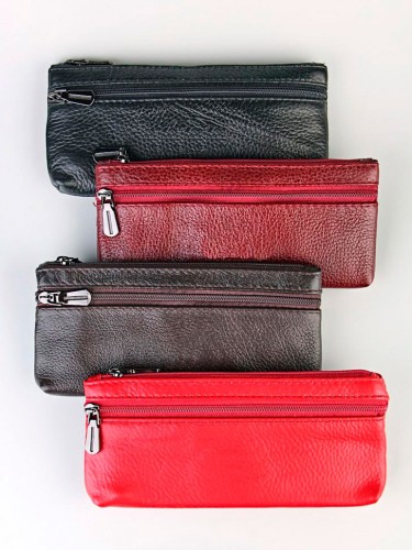 YA Кошелек-ключница Barez "085-2" 2 молнии б/н 