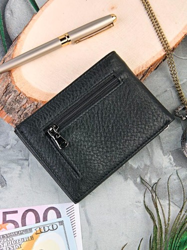 YD Зажим для денег "001-168-24A" б/н (нат. кожа) 