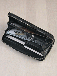 YK Клатч мужской "122" б/н (жел./нат. кожа)