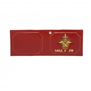 YR-098 Обложка для удостоверения "МВД РФ" с метал.гербом