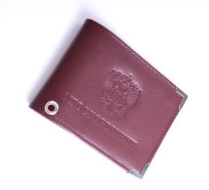 Обложка на удостоверение с окошком (мягк./нат. кожа) 